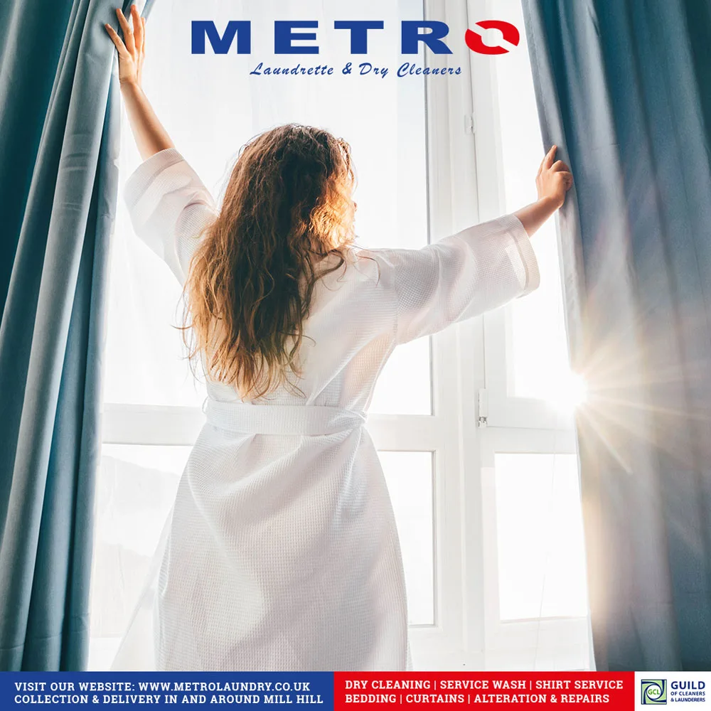 Dry Cleaners Brand Identity Metro Laundry Social Media Marketing Design