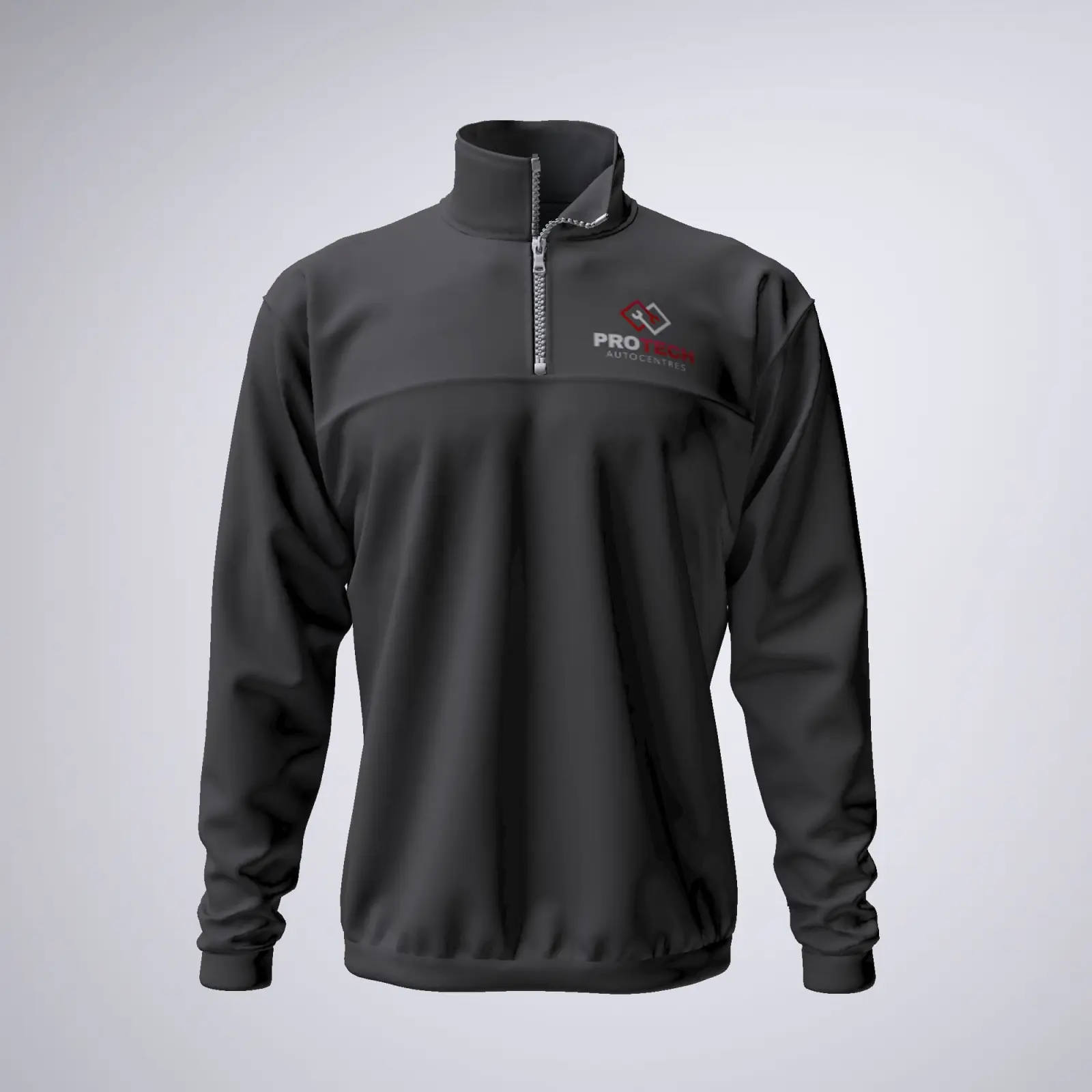 GREY FLEECE FRONT - Protech Autocentres