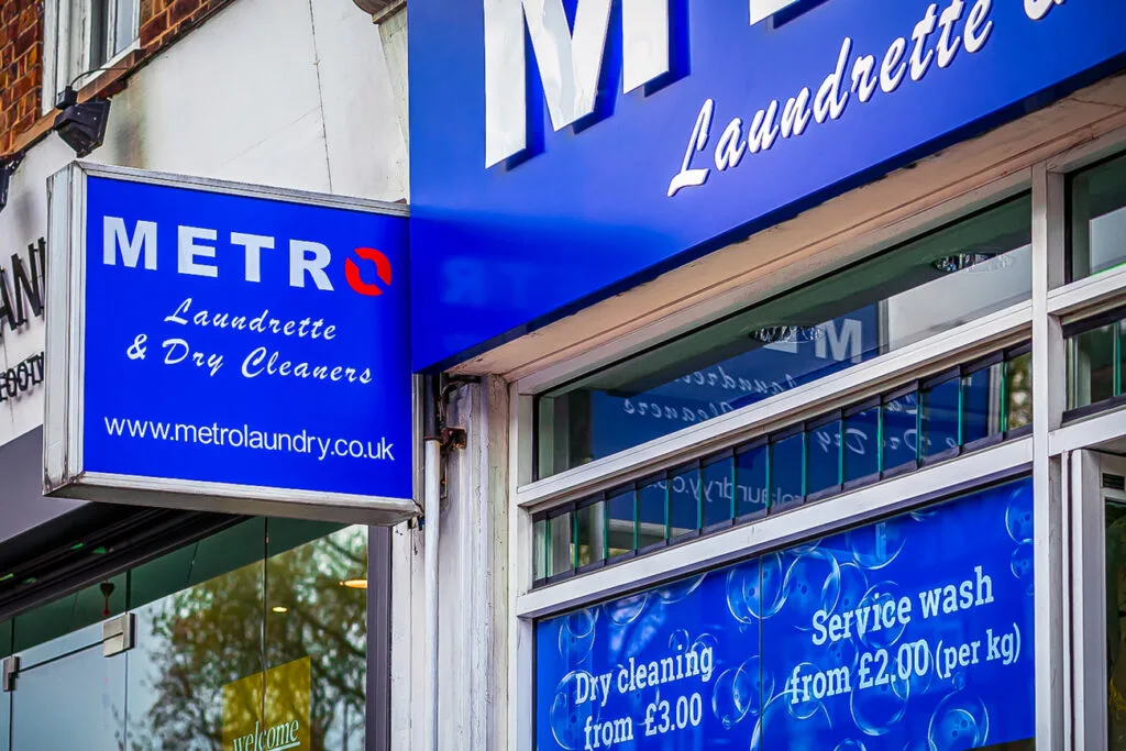 cohesive brand identity development - Metro Laundry