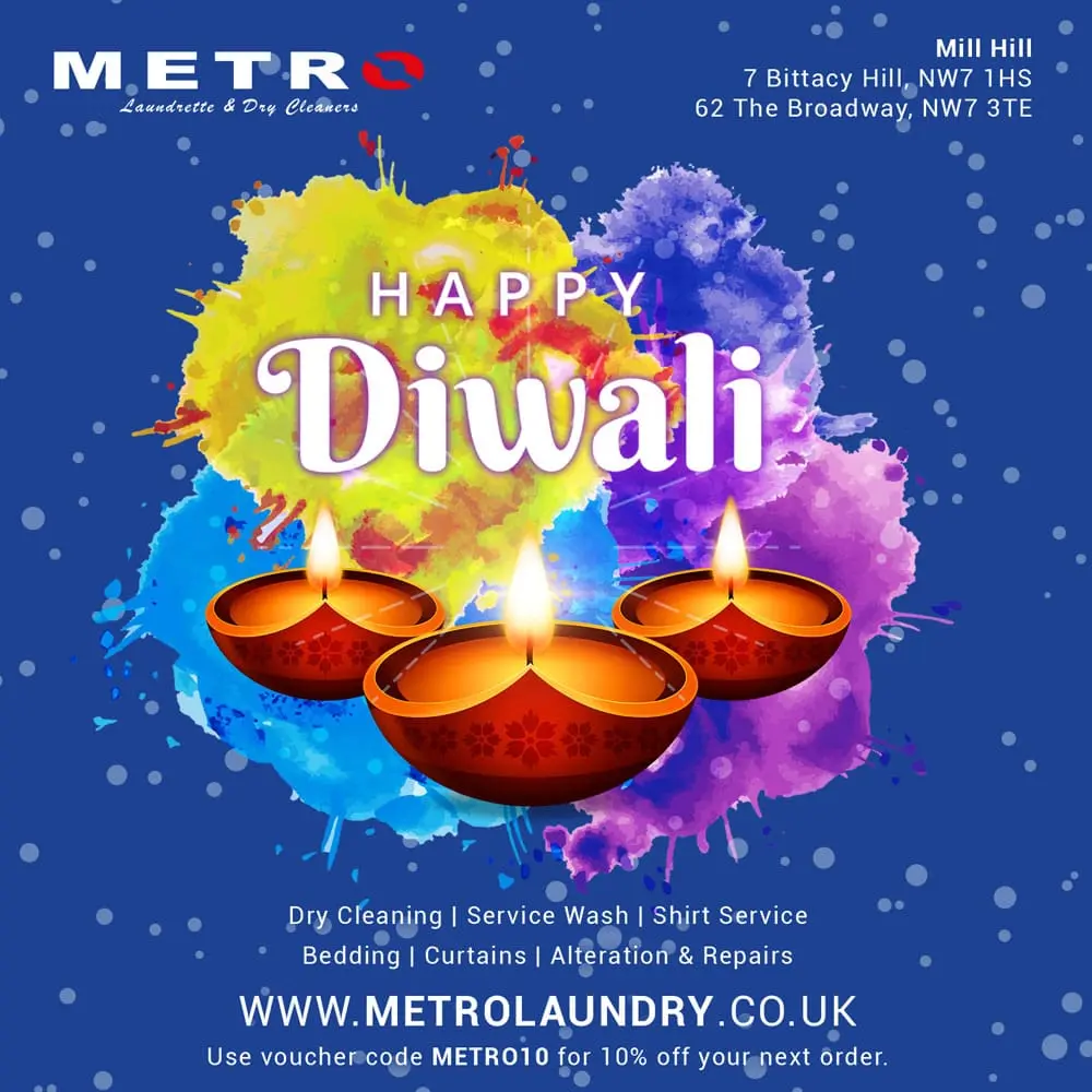 Diwali 1 - Metro Laundrette & Dry Cleaners