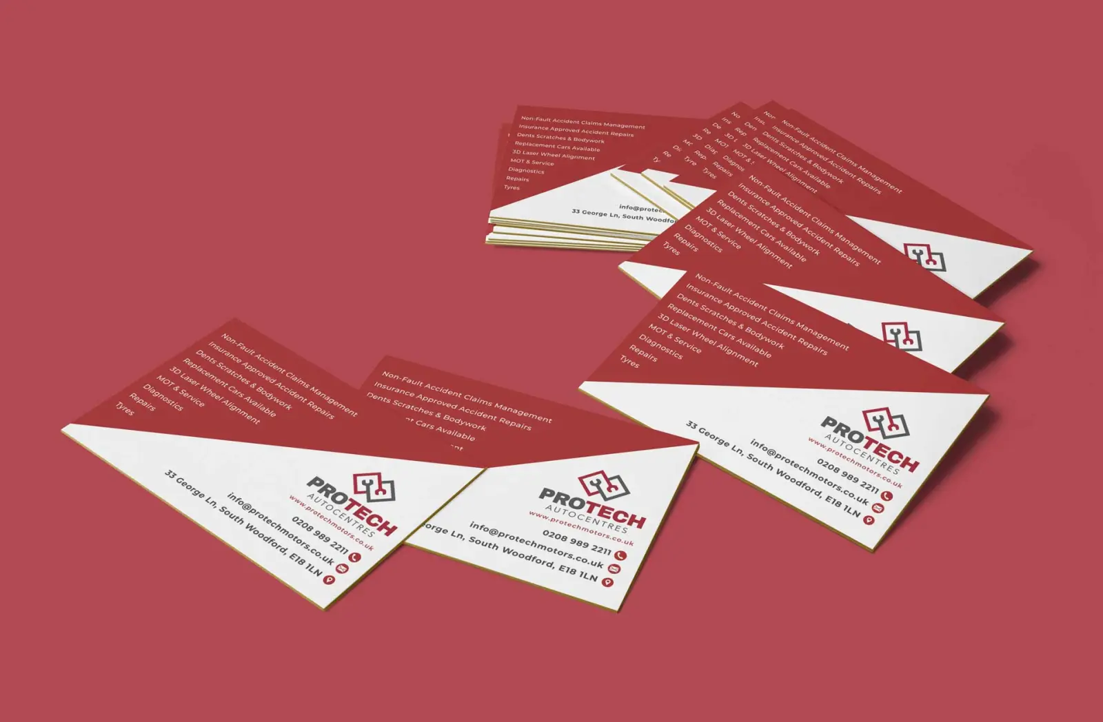 Protech Business Cards - Protech Autocentres