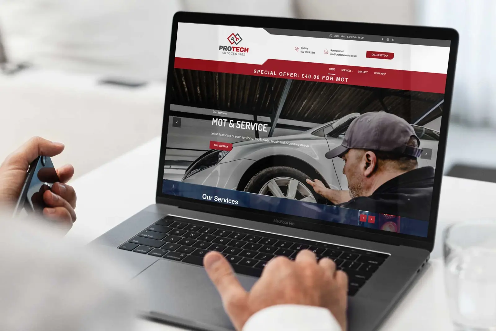 Protech Web Design - Protech Autocentres