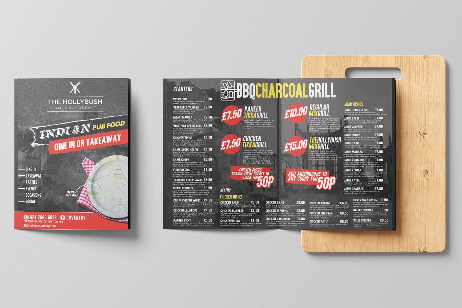 the-hollybush-bar-restaurant-food-menu-design-7
